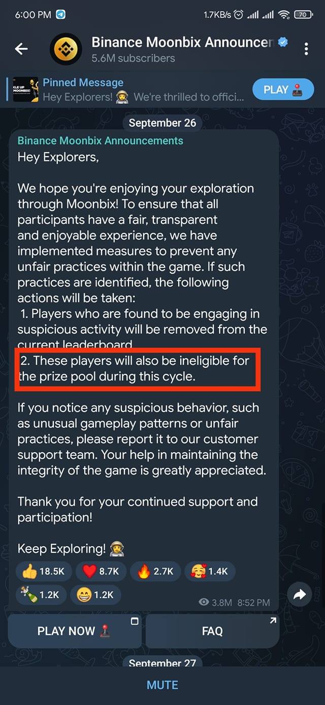 Binance Moonbix Clarifies Token Rumors: No Plans for a Moonbix Coin 2