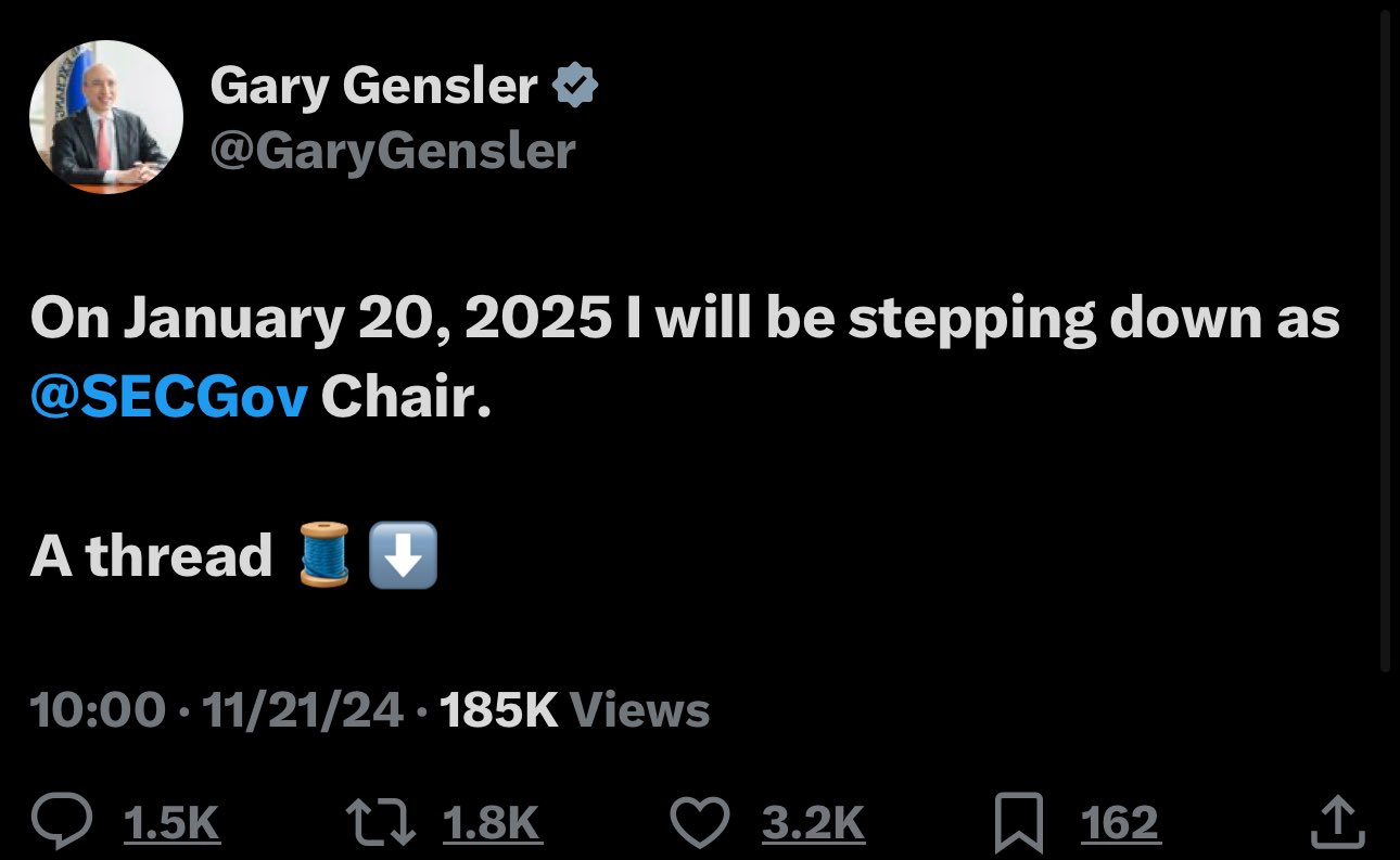 Bitcoin Nears $100K Milestone | SEC Chair Gary Gensler Resigns 6
