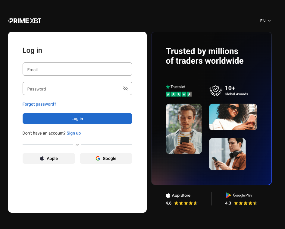 PrimeXBT Registration 2025 - Get 20% Deposit Bonus 4