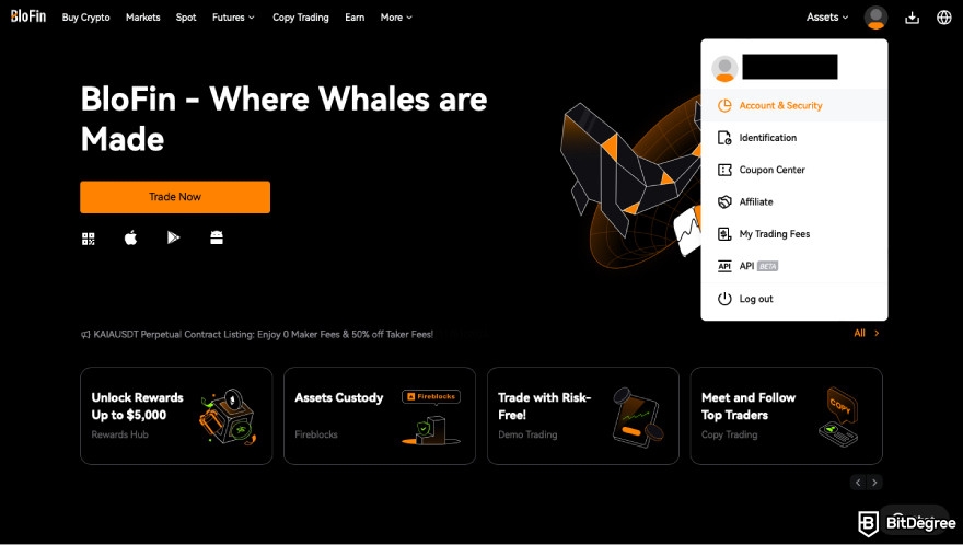 How to Sign up on BloFin - Where Whales are Made? 6