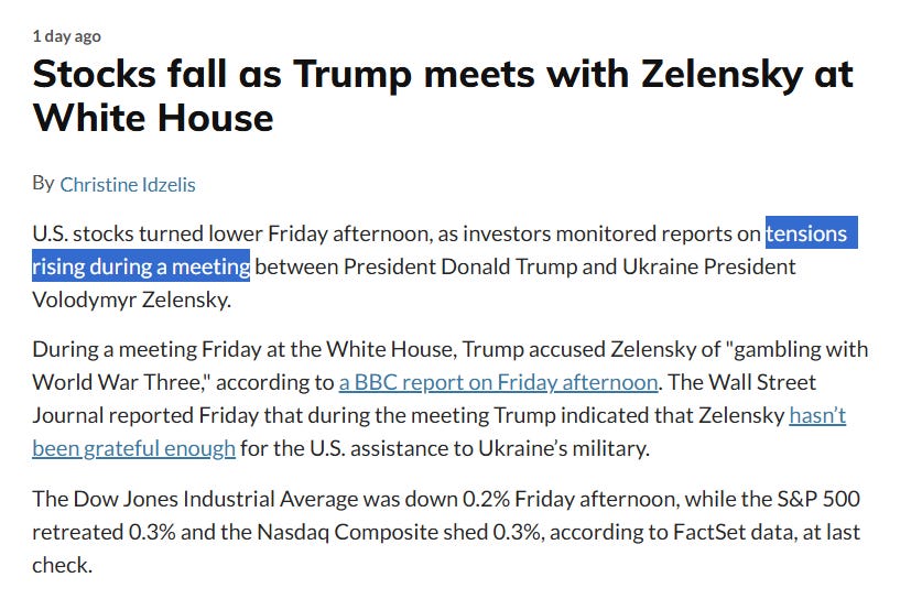 Market Volatility After Trump-Zelenskyy Dispute: A Tactical Pullback or the Start of a New Trend? 5
