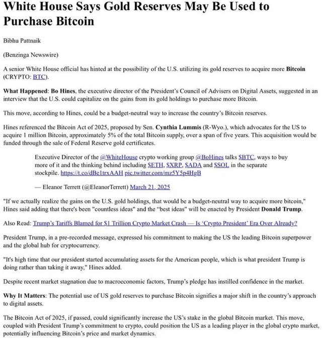 President Trump Promises Tariff Relief – Stocks and Crypto Rally 7