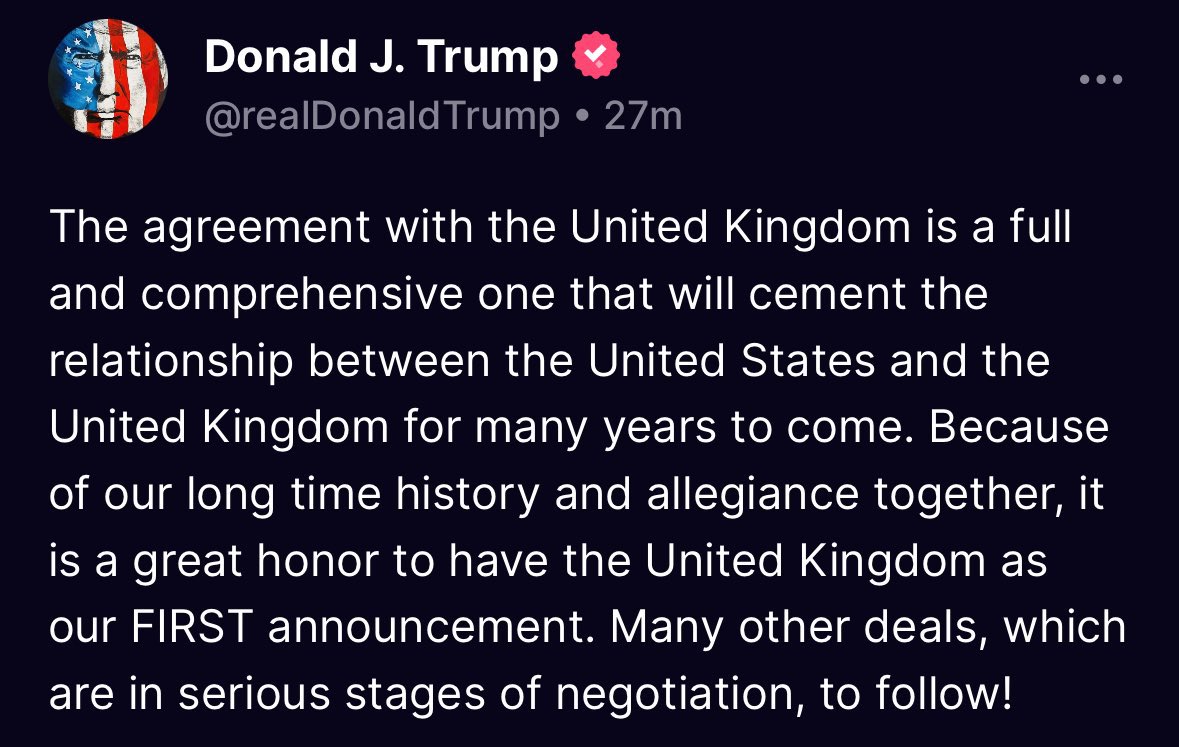 Bitcoin Approaches New All-Time High | UK Secures First Trade Deal with the US 6