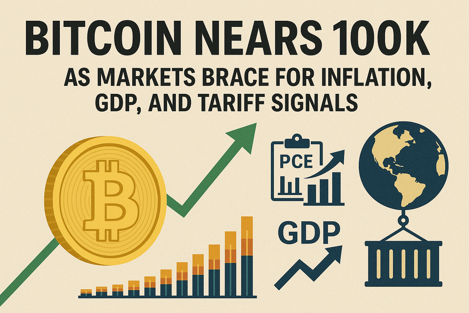Bitcoin Nears $100K as Markets Brace for Inflation, GDP, and Tariff Signals 1