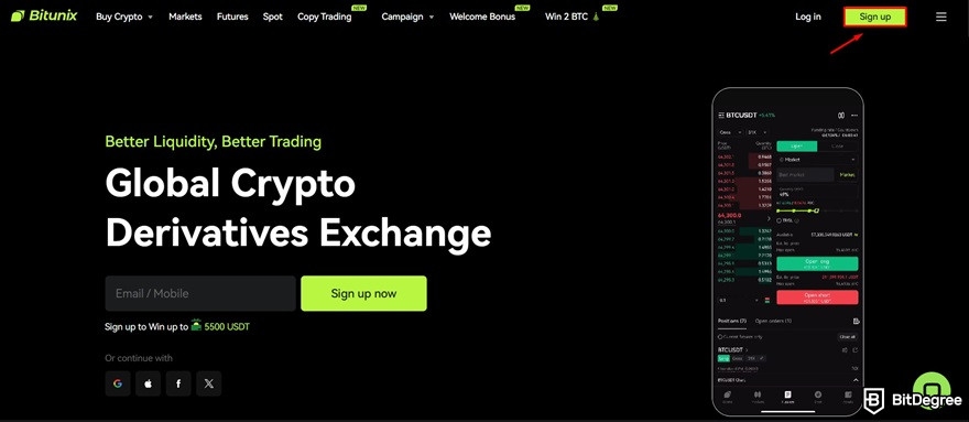 How to create a Bitunix account updated in 2025 2