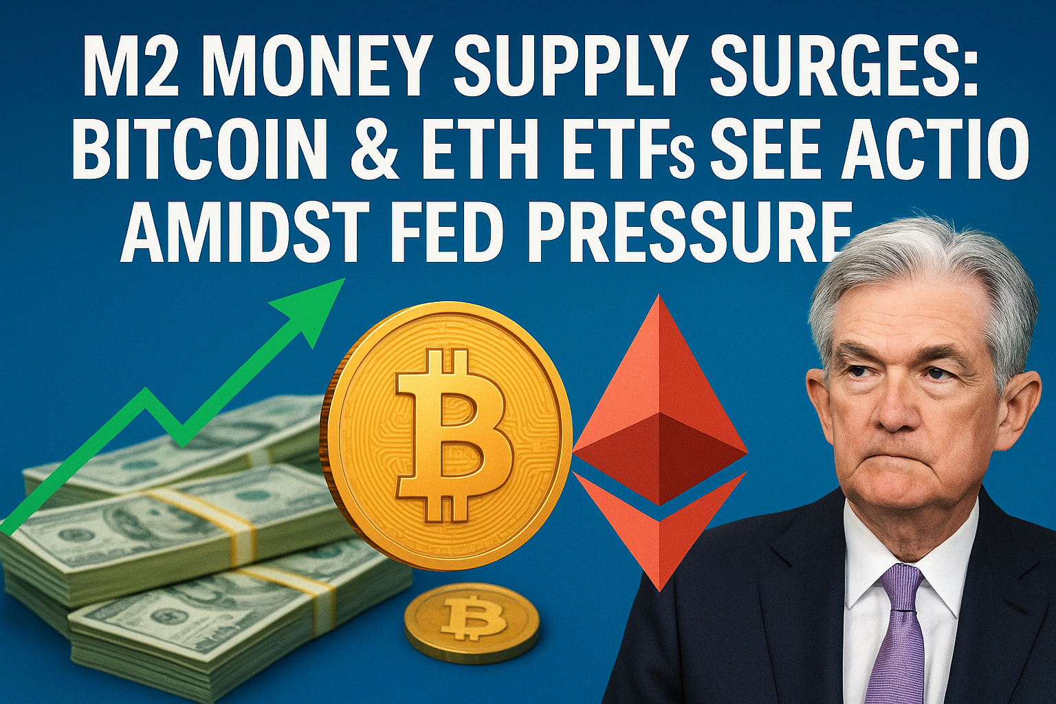 M2 Money Supply Surges: Bitcoin & ETH ETFs See Action Amidst Fed Pressure 1