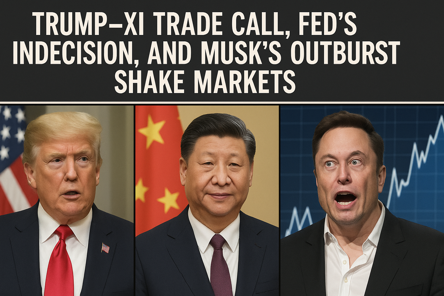 Trump–Xi Trade Call, Fed’s Indecision, and Musk’s Outburst Shake Markets 1