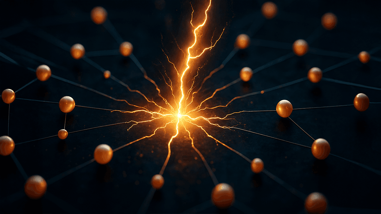 Data shows sustained slide in Lightning Network capacity, channels through 2025. 1