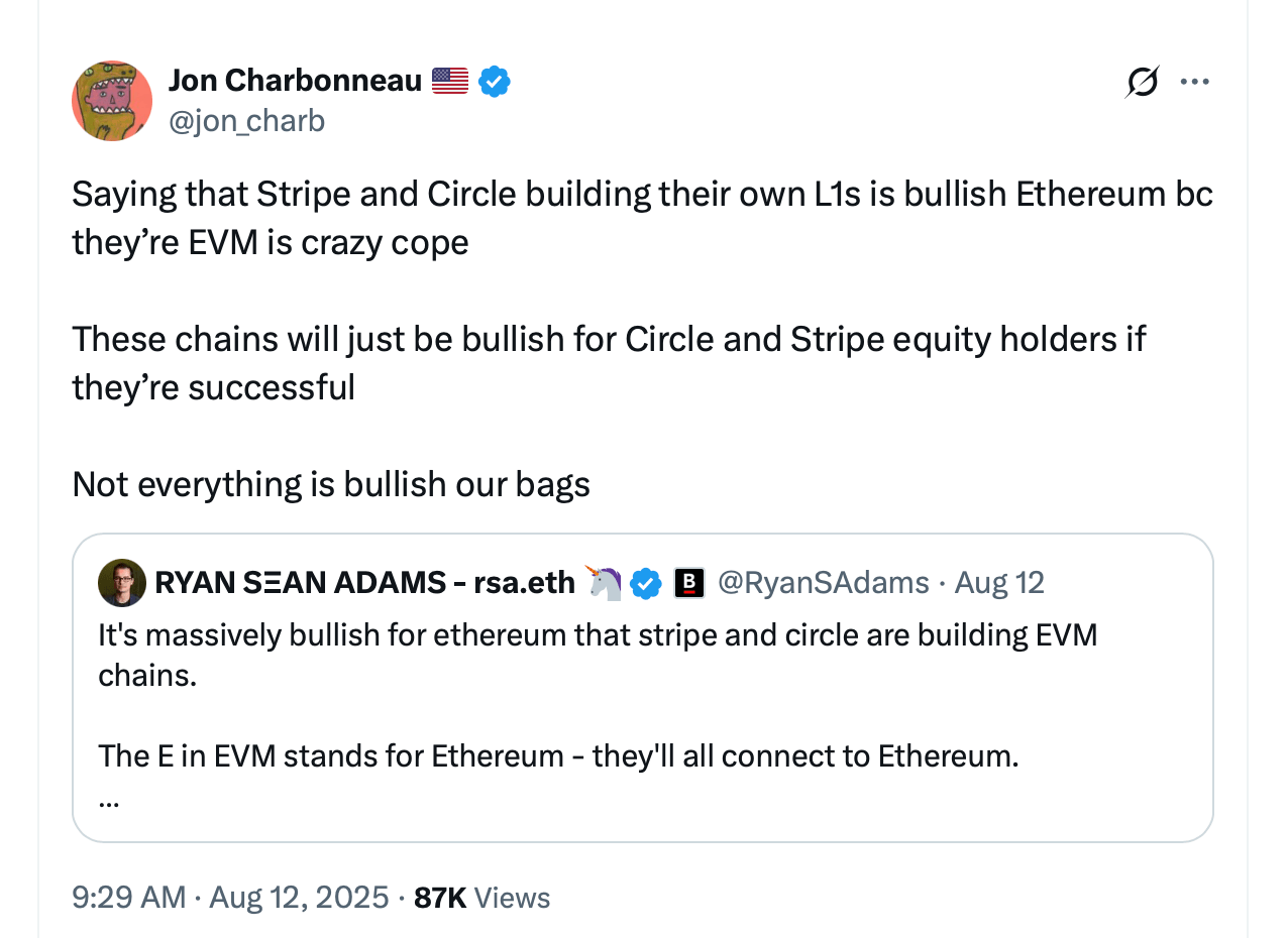 L1 Blockchain Launches by Stripe and Circle Stir Industry Backlash L1 Blockchain Launches by Stripe and Circle Stir Industry Backlash 3