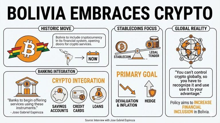 Historic: Bolivia to Integrate Stablecoins Into Its Banking System, Use Them as Legal Tender 2