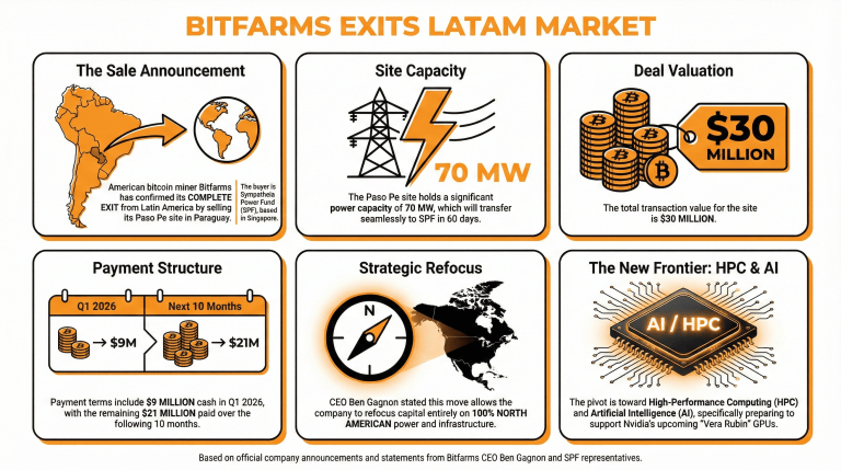 Bitfarms Exits Latam After Sale of Paraguayan Site 2