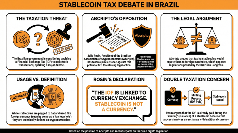 Brazilian Crypto Industry to Sue if Government Pursues Stablecoin Taxation Brazilian Crypto Industry to Sue if Government Pursues Stablecoin Taxation 2