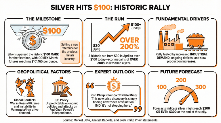 Silver Blows Past $100 in Historic Repricing Escalade 2