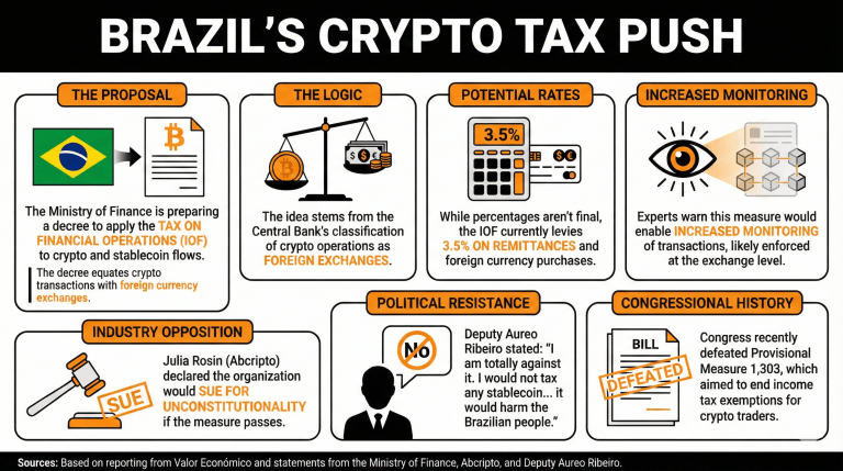 Brazil Prepares to Tax Cryptocurrency Flows 2
