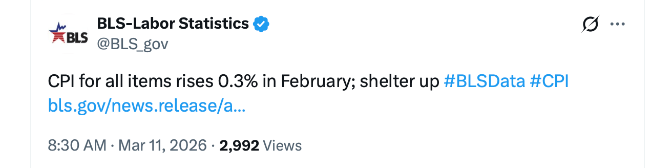 Inflation Holds Steady at 2.4% in February as US Stocks Open With Caution on Geopolitical Risks Inflation Holds Steady at 2.4% in February as US Stocks Open With Caution on Geopolitical Risks 2