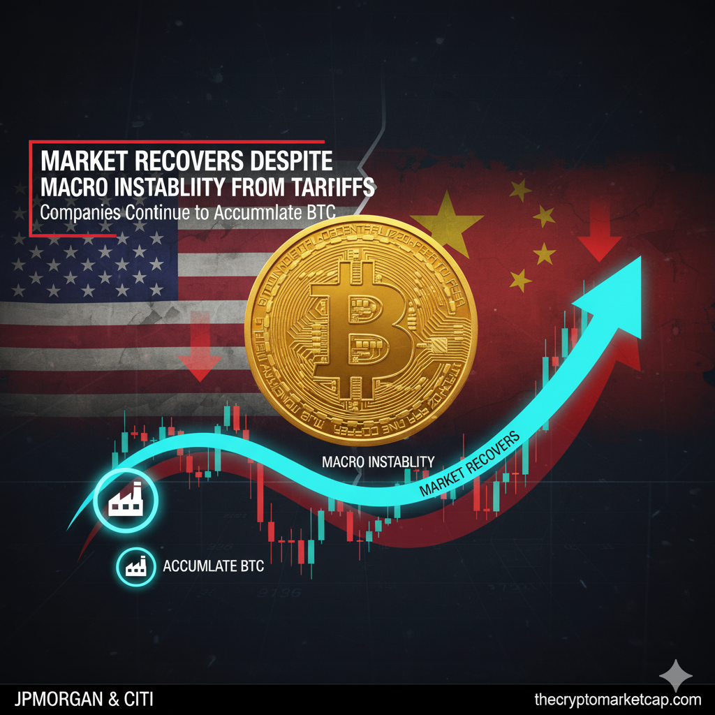 Market Recovers Despite Macro Instability from Tariffs | Companies Continue to Accumulate BTC 1