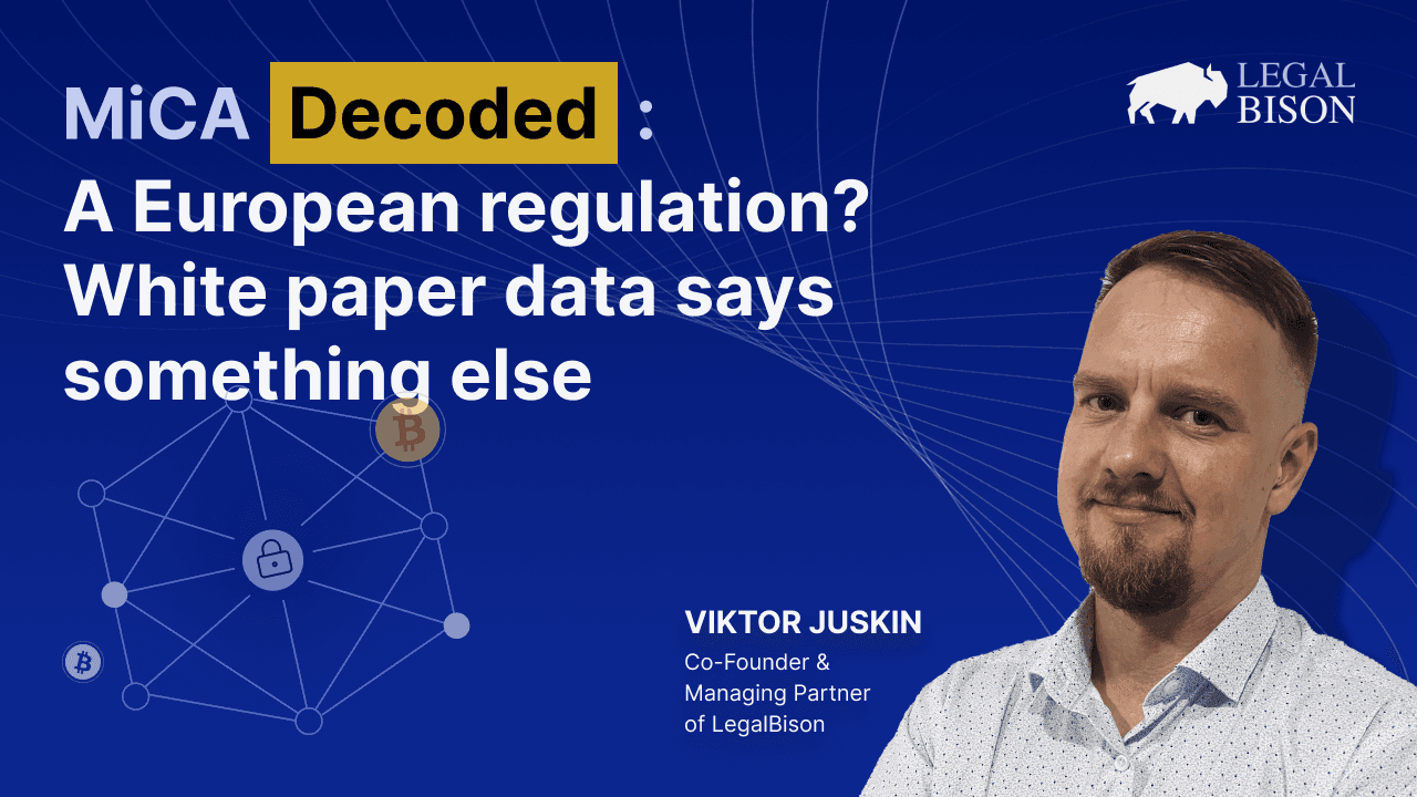 MiCA Decoded: A European Regulation? White Paper Data Says Something Else 1