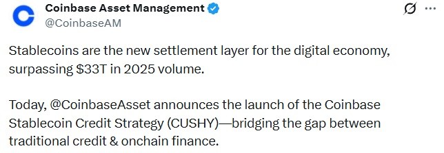 Coinbase Introduces CUSHY Strategy to Bring Institutional Credit Onchain 2