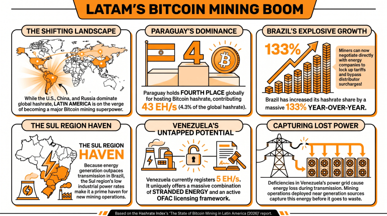 Hashrate Index: Brazil and Venezuela Show Potential to Grow Latam's Bitcoin Mining Share 2