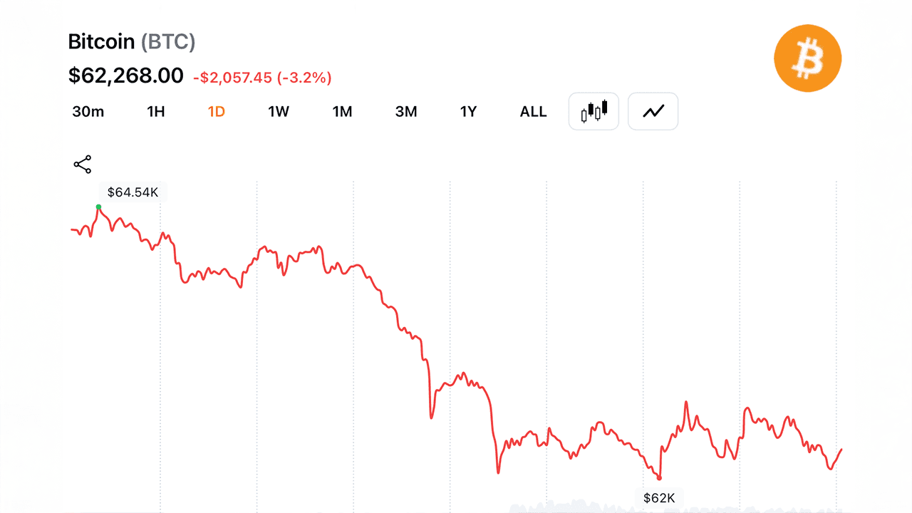 Bitcoin traders defend the $62,000 support as a $171 million liquidation wave hits the top cryptocurrency. 1