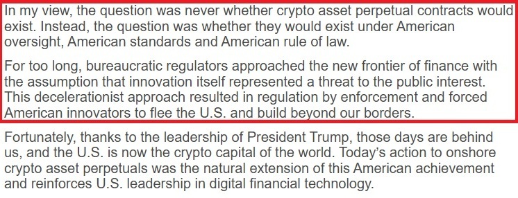 CFTC's Mike Selig Vows to End Regulation by Enforcement as He Steers US Crypto Solo 2