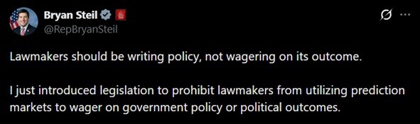 'Stop Lawmakers From Predicting': GOP Bill Targets Congress Betting on Kalshi and Polymarket 2